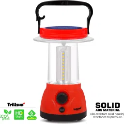 Décor Light Rechargeable 360 Degree solar emergency table lamp Red Plastic Hanging Lantern-20