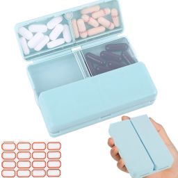 7-day Daily Pill Organizer 7 Compartments Portable Pill Case Travel Pill Organizer Pill Box-14