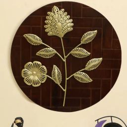 vedas Asahi Leaf Wall Decor on Wood-picture-42