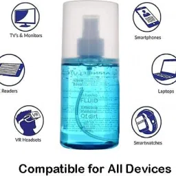 7Q7 Screen Cleaner Kit 200ml- Best for LED & LCD TV, Computer Monitor, Laptop, and iPad Screens - includes Premium Microfiber Cloth -1PC for Computers, Laptops, Mobiles for Computers image 3