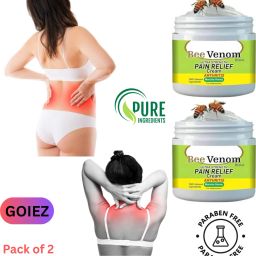 Bee Venom Cream For Body Aches And Pain-free Movement (pack Of 2) Cream-image-3