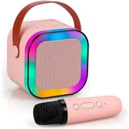 Amniyu Portable LED speaker with Mic, Playtime & Voice Changing Bluetooth Speaker Speaker Mod-44