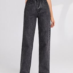 kotty Women Regular High Rise Black Jeans-picture-30