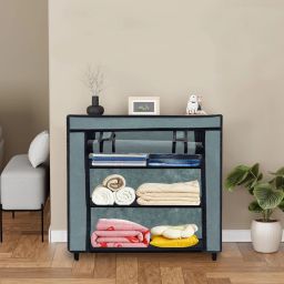 Small Cloths Wardrobe Carbon Steel Collapsible Wardrobe-image-77