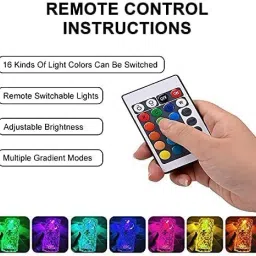 bm ecom traders BM Ecom Crystal Diamond Table Lamp Color Changing, Touch Control, Modern Bedside Table Lamp image 4