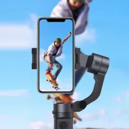 Enfogo ( 12 Years Warranty ) 3-Axis Handheld Gimbal Stabilizer for All Smartphone 3 Axis Gimbal for Mobile image 2