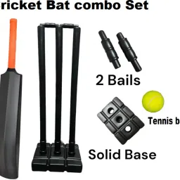 PVC Hard Plastic Cricket Bat combo Set Alloy SoftballBat For 15+ Yrs-picture-6