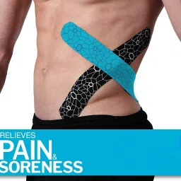 Kinesiology tape with XactStretch Indicator, Black/Grey-image-41
