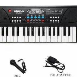 37 Keys Kids Piano Keyboard | Piano For Kids With Microphone249 (Black)-image-73