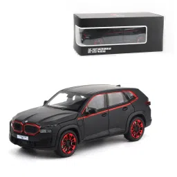 1:24 BMW XM Diecast Metal Pull Back Car with 6 Open Doors with Sound and Light-image-40