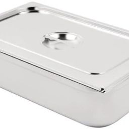 Gastronorm GN Pan 1/6 GN Pan L-7.5x B-7x D-2.5 Deep Stainless Steel Glossy Container Serving Set-image-14