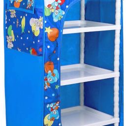 5 Shelve Baby Wardrobe PVC Collapsible Wardrobe-24