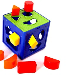 saffron trade shape sorter cube Activity Fun Geometrics Shape Blocks Educational Learning Toys image 3