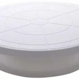 Plastic Cake Turning Table (White) Plastic Cake Server-13