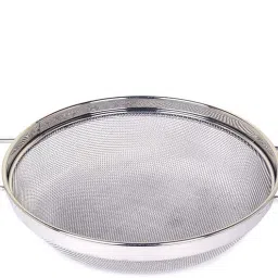 Fruit Vegetable Rice Washing Basket Stainless Steel Strainer Drainer with Handle Tea Strainer-19