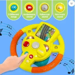 Steering Wheel Toy for Kids Simulation Driving Car with Light & Sound Toys-32