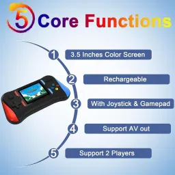 X7M 500-in-1 Retro Video Game Console with TV Compatibility 25th Anniversary Edition image 4