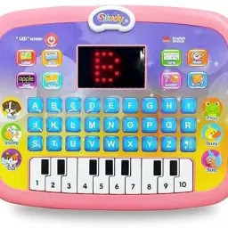 Laptop Learning Alphabet and Numbers with Piano, LED Display & Music-16