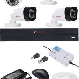 CP PLUS 4 Channal HD DVR 720p 1Pcs,Bullet Camera 1MP 3Pcs,Dome Camera 1MP 1Pcs Security Camera-image-87