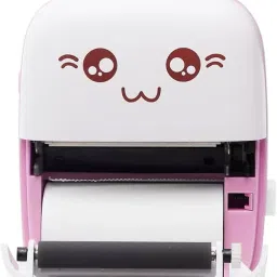 IMMUTABLE Mini Printer, Fast Paper Output Self-Adhesive for3 ROOL (Pink)WDQ1 Multi-function Monochrome Label Printer-37