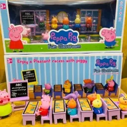 Peppa Pig Fun Classroom Toy Set with Peppa, George and Friends-Birthday Gift-10
