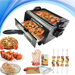 2 in 1 Electric Tandoor with All Accessories ( 10 INCH BLACK ) Electric Tandoor-14