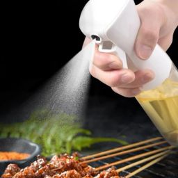 Glass Oil Spray Bottle - Versatile Kitchen Gadgets (250 ML) 1 pc Sugar Sprinkler 100 gm-image-58