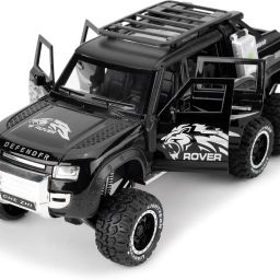 1:24 Defender 6 Wheel Die Cast Metal Car Light&Sound-image-83