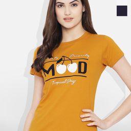 Fabflee Pack Of 3 Typography Printed Cotton T-shirt-image-89