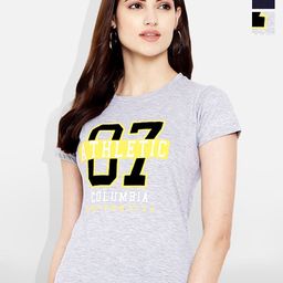 Fabflee Pack Of 3 Printed Round Neck Cotton T-shirt-image-100