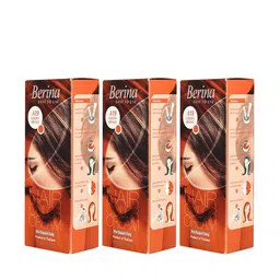 Berina Pack of 3 Hair Color Cream A19 Golden Orange-image-9