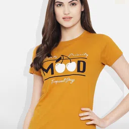 Fabflee Pack Of 2 Typography Printed Cotton T-shirt-image-61