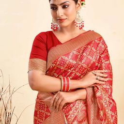 KALINI Woven Design Zari Embellished Designer Saree-image-88