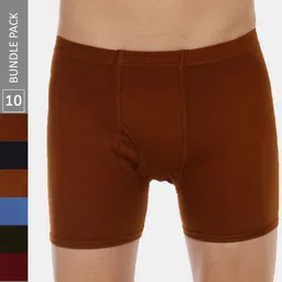Dollar Lehar Men Assorted Pack Of 10 Combed Cotton Trunks MLHTR-05-PO10-picture-41