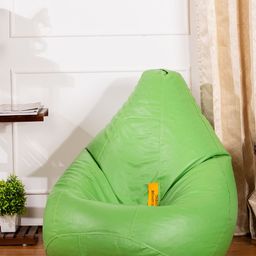 THREADVIBE LIVING Green Teardrop Bean Bag With Bean-picture-45