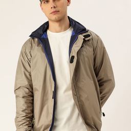 Sports 52 wear Foldable Hood Comfort Fit Reversible Rain Jacket-image-67