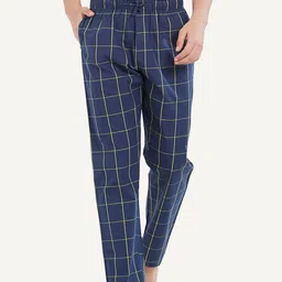 XYXX Men Super Combed Cotton Checkmate Lounge Pants XYPYJM08-image-82