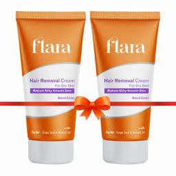 FLARA Set Of 2 Hair Removal Cream For Dry Skin - 25 g Each-11