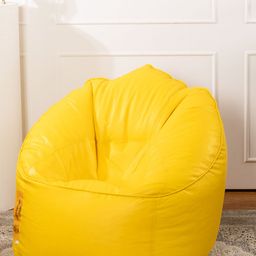 THREADVIBE LIVING Yellow Bean Bag Sofa With Bean-image-26