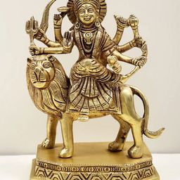 Exotic India Eight Armed Goddess Durga Showpiece-image-6