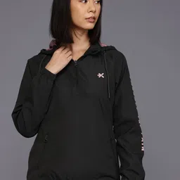 HRX by Hrithik Roshan Rapid-Dry Typography Print Hooded Training Tailored Jacket-51