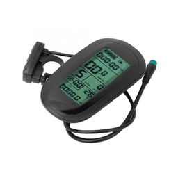 24V Electric Bicycle Intelligent Display KT-LCD6 with Control Panel image 1