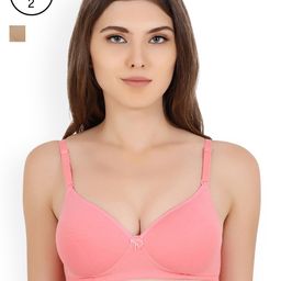 Floret Pack Of 2 Non-Wired Heavily Padded Push-Up Bras-55