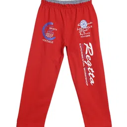 SWEET ANGEL Boys Red Straight Fit Printed Track Pants-image-66