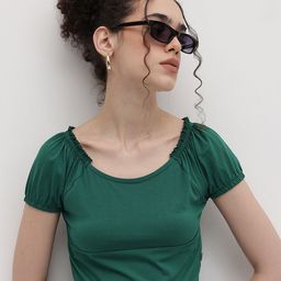 The Roadster Life Co. Raglan Slevees Ruffles Top-image-60