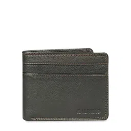 CALFNERO Men Brown Solid Two Fold  Genuine Leather Wallet-image-72
