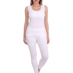 SELFCARE Round Neck Sleeveless Thermal Set-picture-6