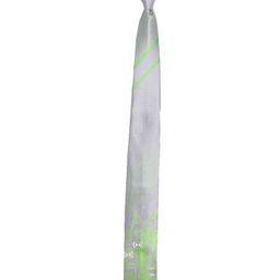 Alvaro Castagnino Grey & Green Printed Skinny Tie-image-73
