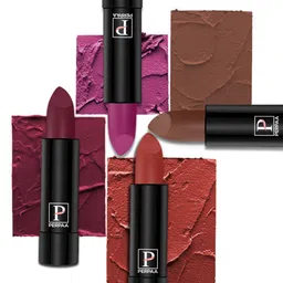 PERPAA Set Of 4 Creamy Matte Bullet Lipstick - 3.5g Each - 52-55-58-111-image-84