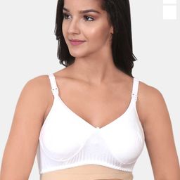 MeeMee White Bra Full Coverage Lightly Padded-30